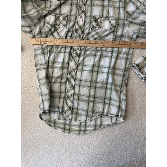 Wrangler Mens Pearl Snap Western Shirt Small - Picture 5 of 6